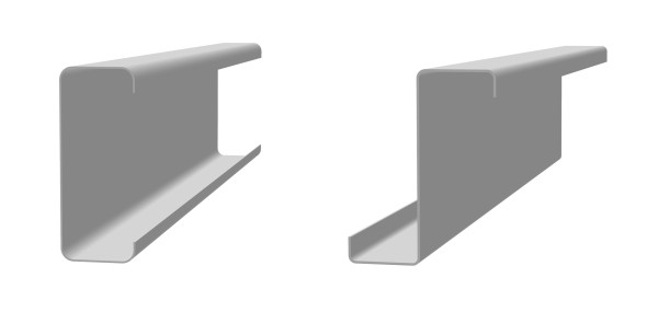 Render of Stramit C and Z Purlins